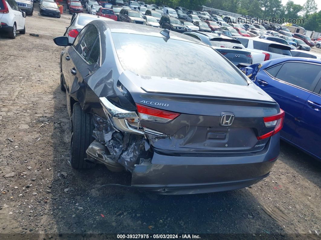 2019 Honda Accord Sport Gray vin: 1HGCV1F32KA038558