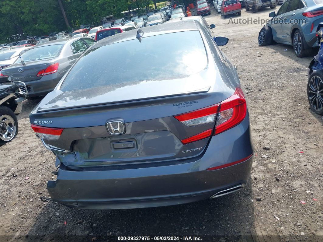 2019 Honda Accord Sport Gray vin: 1HGCV1F32KA038558