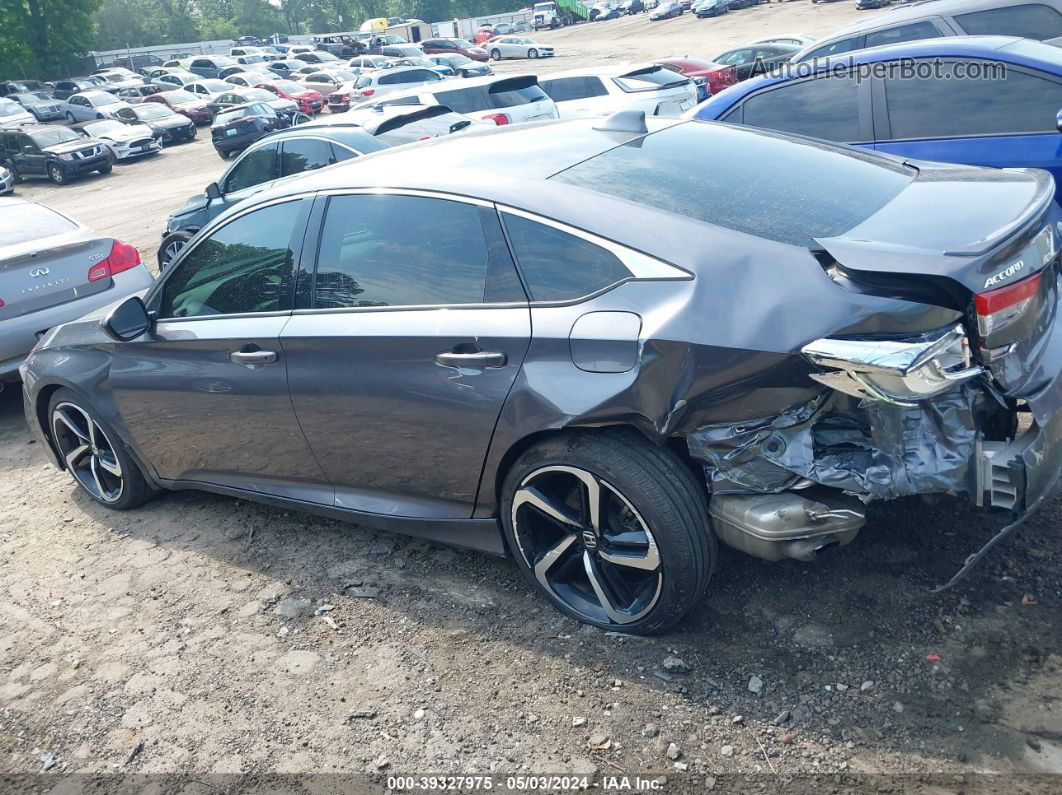 2019 Honda Accord Sport Gray vin: 1HGCV1F32KA038558