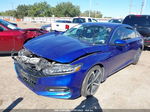 2019 Honda Accord Sedan Sport 1.5t Blue vin: 1HGCV1F32KA043906