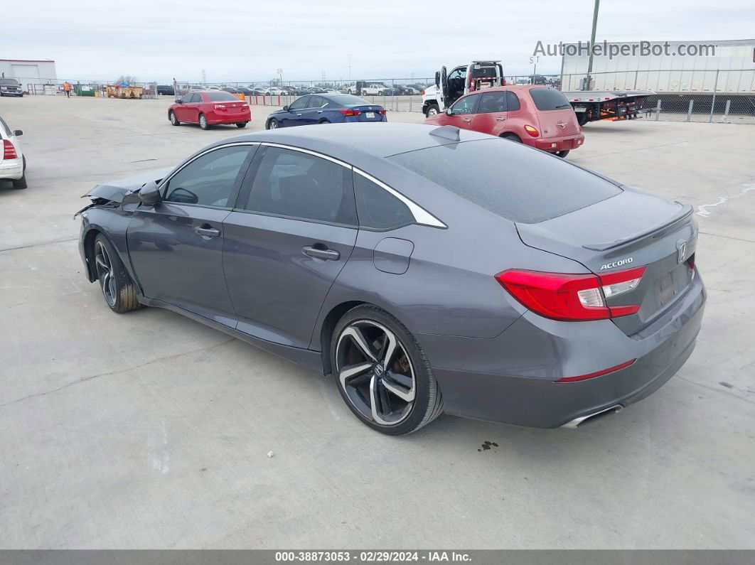 2019 Honda Accord Sport Gray vin: 1HGCV1F32KA049706