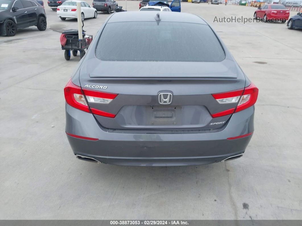 2019 Honda Accord Sport Gray vin: 1HGCV1F32KA049706