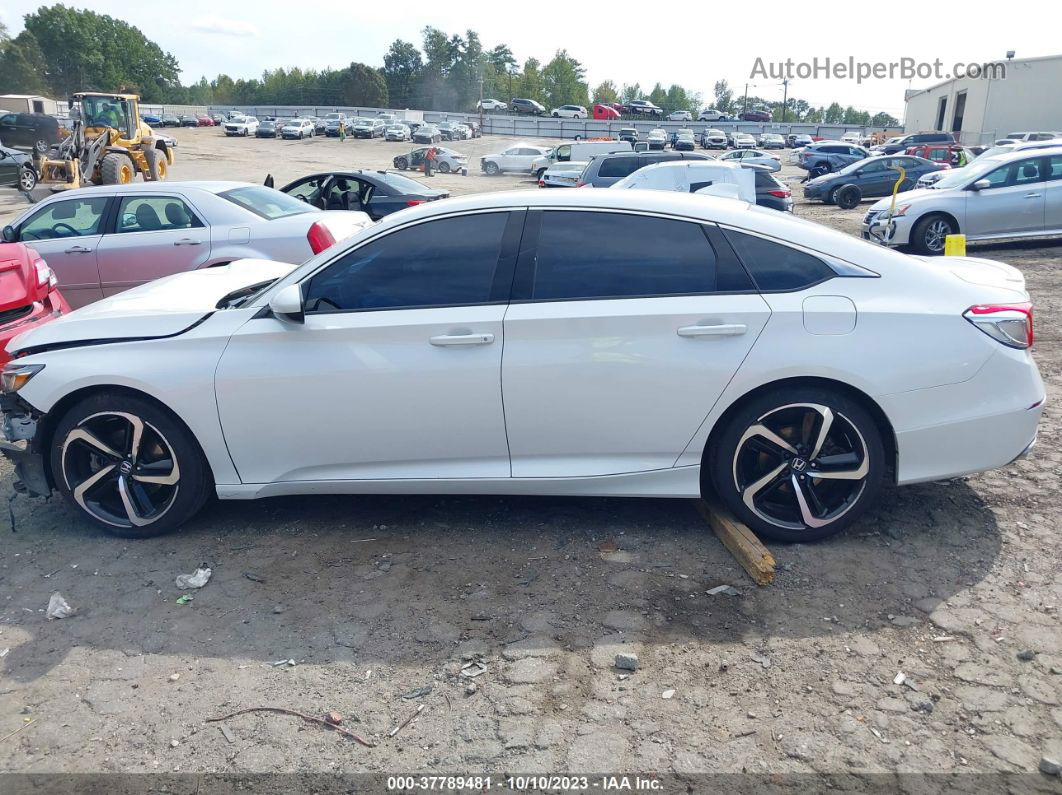 2019 Honda Accord Sport White vin: 1HGCV1F32KA067171