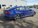 2019 Honda Accord Sport Blue vin: 1HGCV1F32KA078400