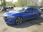 2019 Honda Accord Sport Blue vin: 1HGCV1F32KA078400