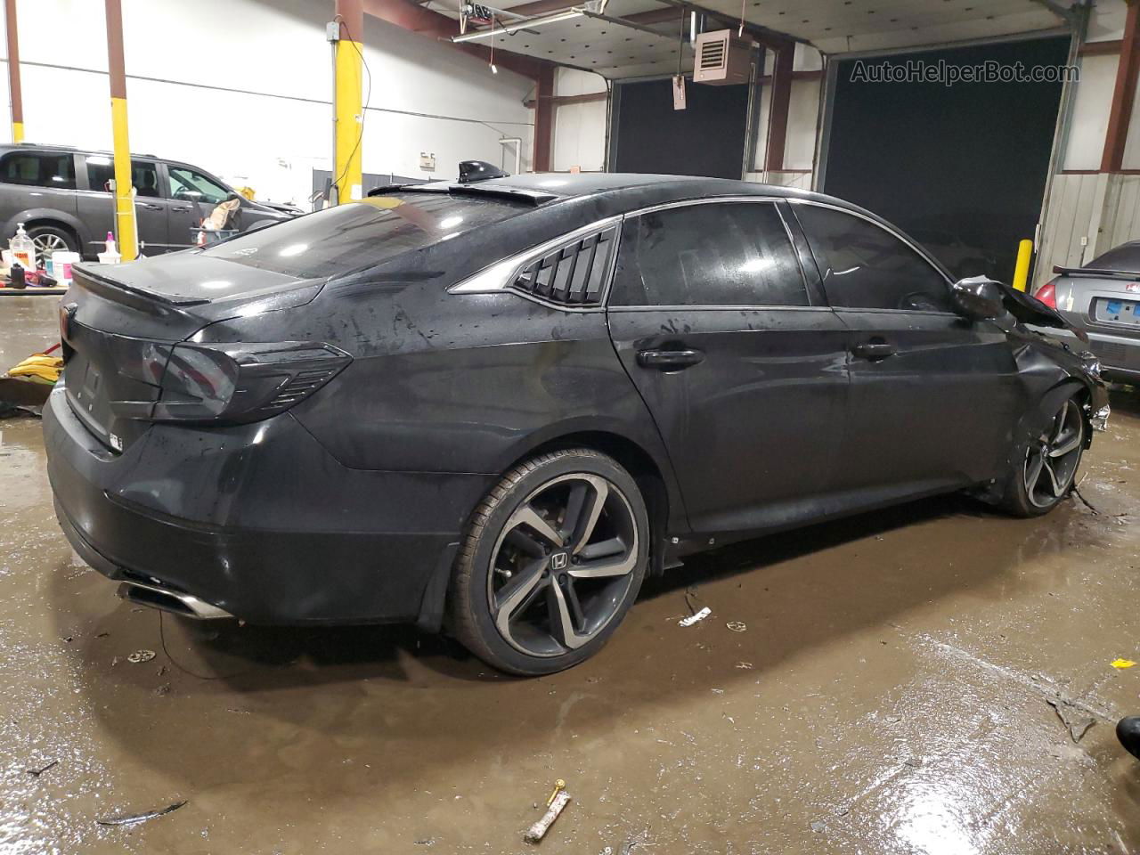 2019 Honda Accord Sport Black vin: 1HGCV1F32KA099621