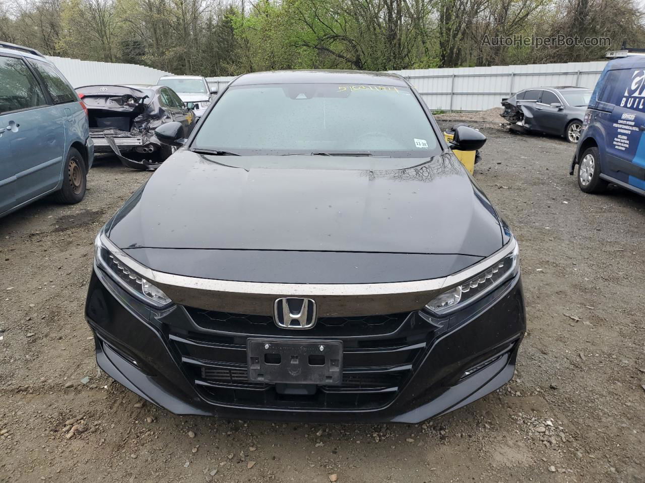 2019 Honda Accord Sport Black vin: 1HGCV1F32KA151782