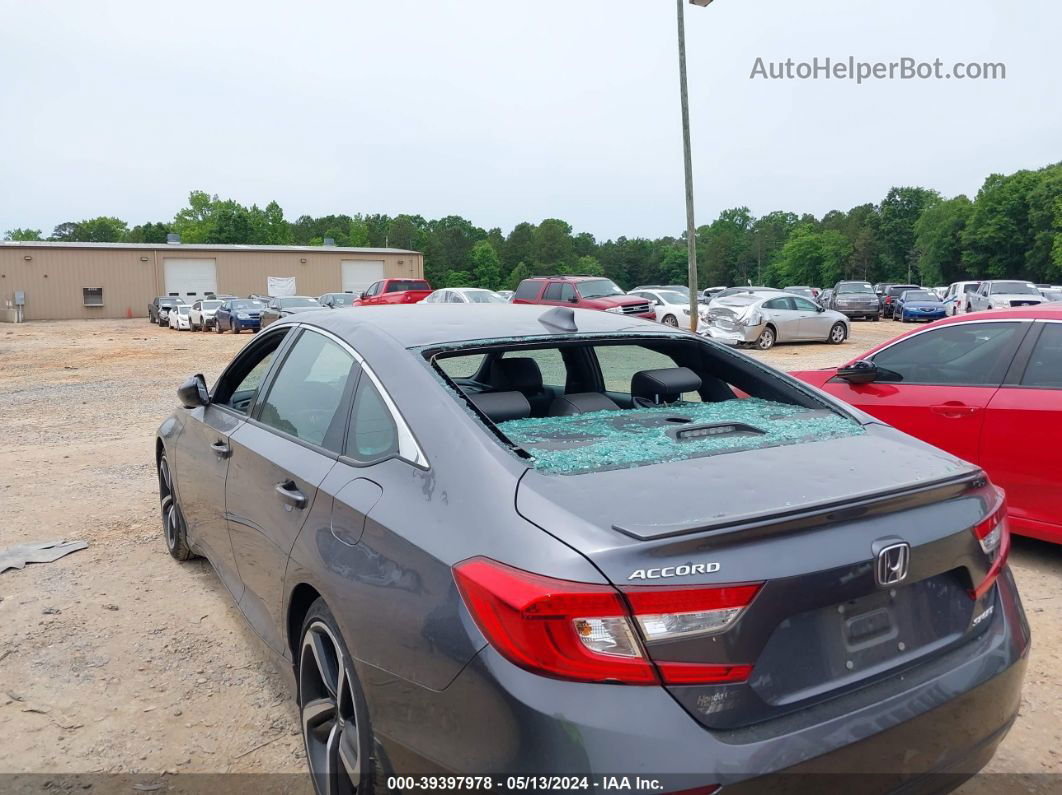 2019 Honda Accord Sport Серый vin: 1HGCV1F32KA162703