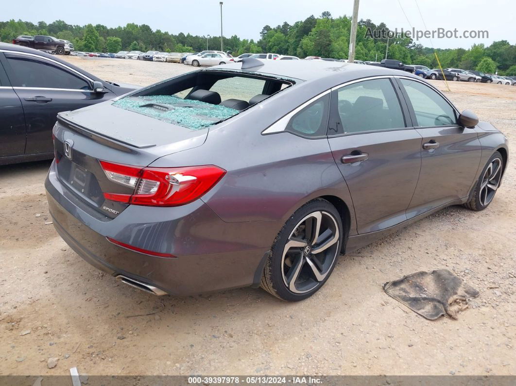 2019 Honda Accord Sport Gray vin: 1HGCV1F32KA162703