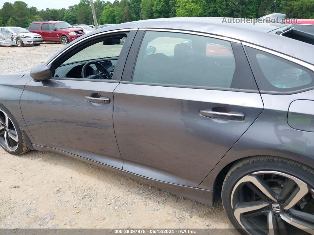 2019 Honda Accord Sport Gray vin: 1HGCV1F32KA162703