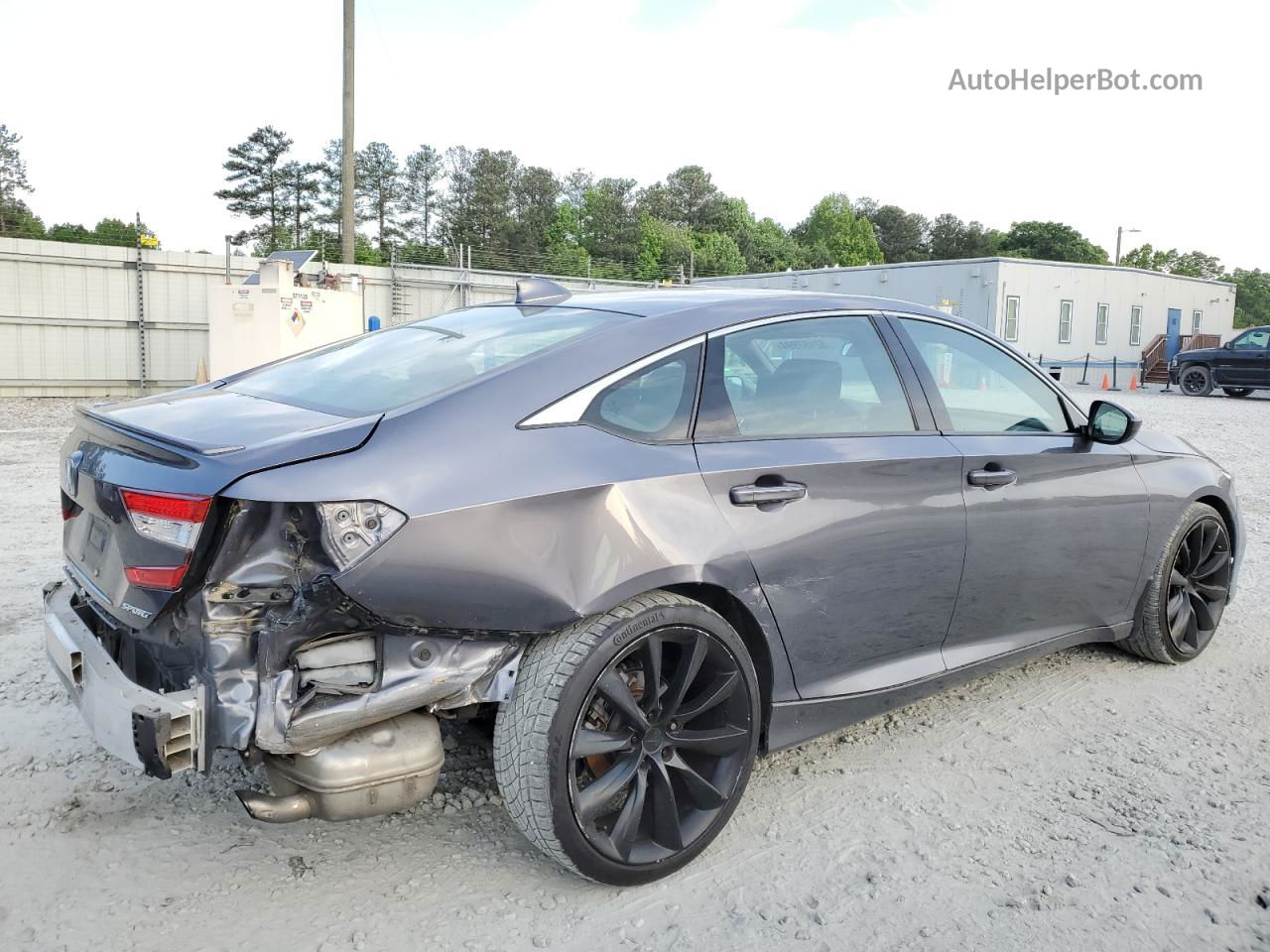 2019 Honda Accord Sport Gray vin: 1HGCV1F32KA162846