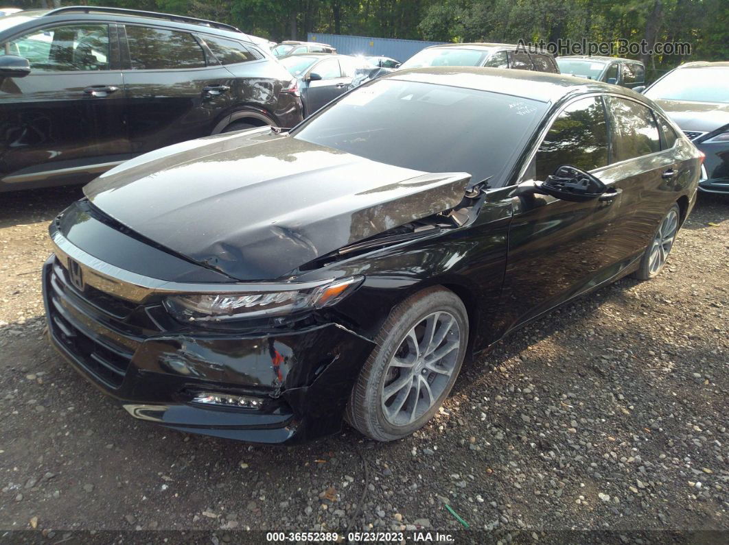 2019 Honda Accord Sedan Sport 1.5t Black vin: 1HGCV1F32KA170820