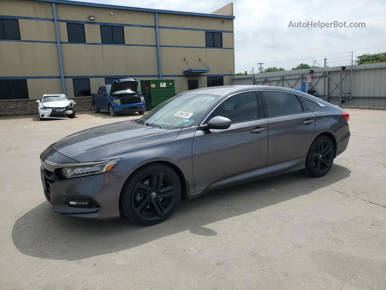 2019 Honda Accord Sport Gray vin: 1HGCV1F32KA174186