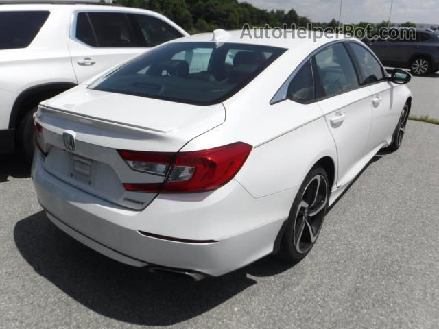 2020 Honda Accord Sedan Sport White vin: 1HGCV1F32LA031577