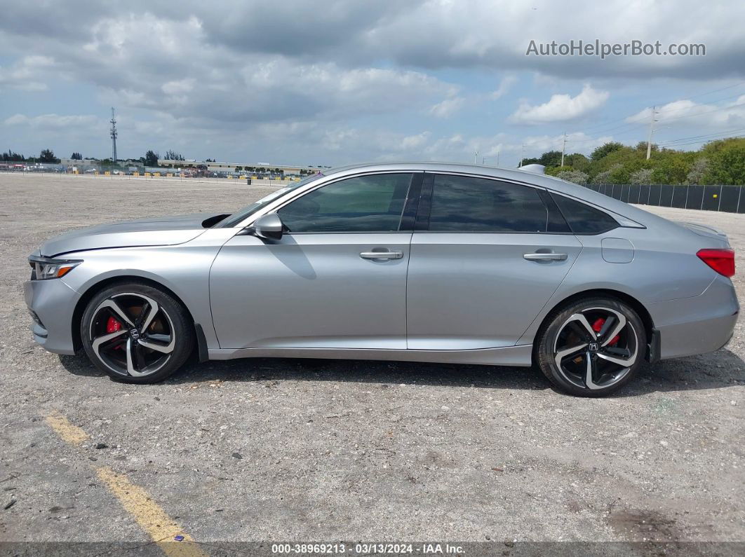 2020 Honda Accord Sport Silver vin: 1HGCV1F32LA054664