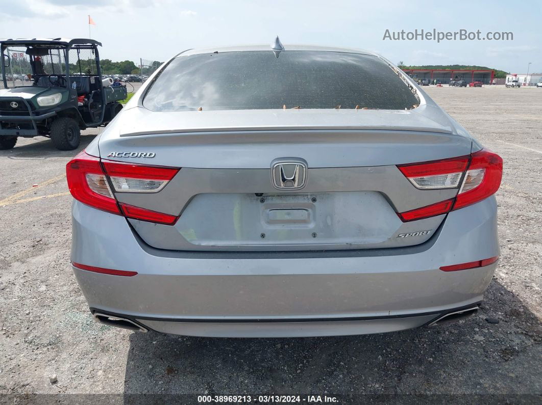 2020 Honda Accord Sport Silver vin: 1HGCV1F32LA054664