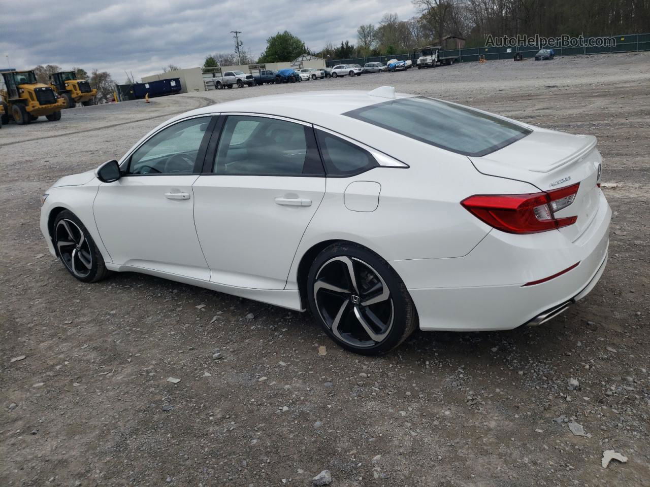 2020 Honda Accord Sport White vin: 1HGCV1F32LA066085