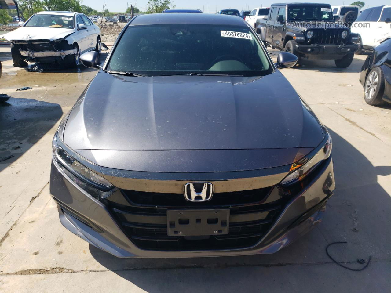 2020 Honda Accord Sport Gray vin: 1HGCV1F32LA075692