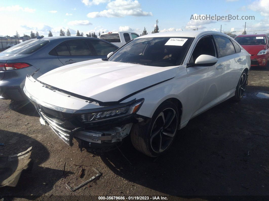 2020 Honda Accord Sedan Sport Белый vin: 1HGCV1F32LA126334