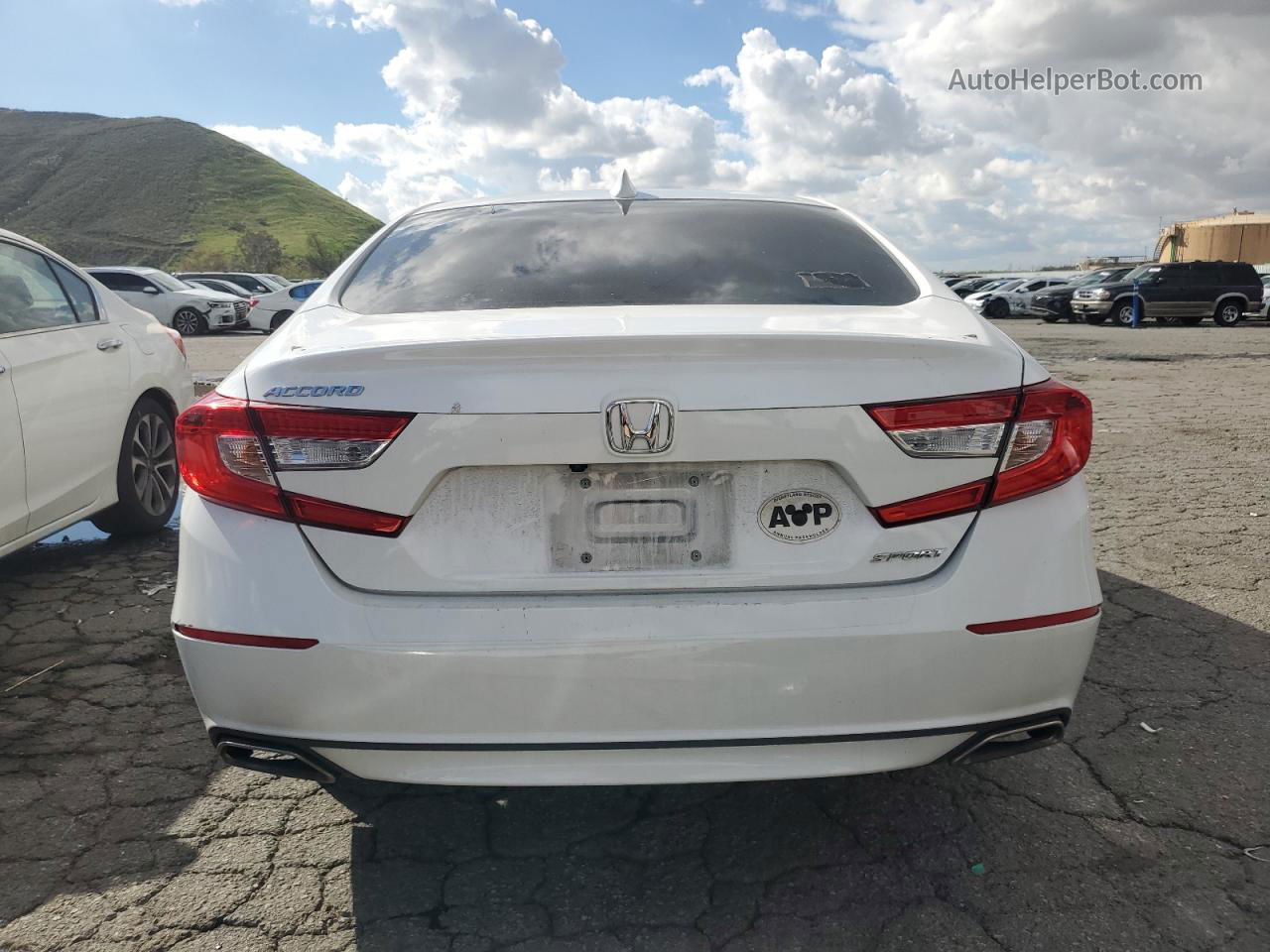 2020 Honda Accord Sport White vin: 1HGCV1F32LA141173