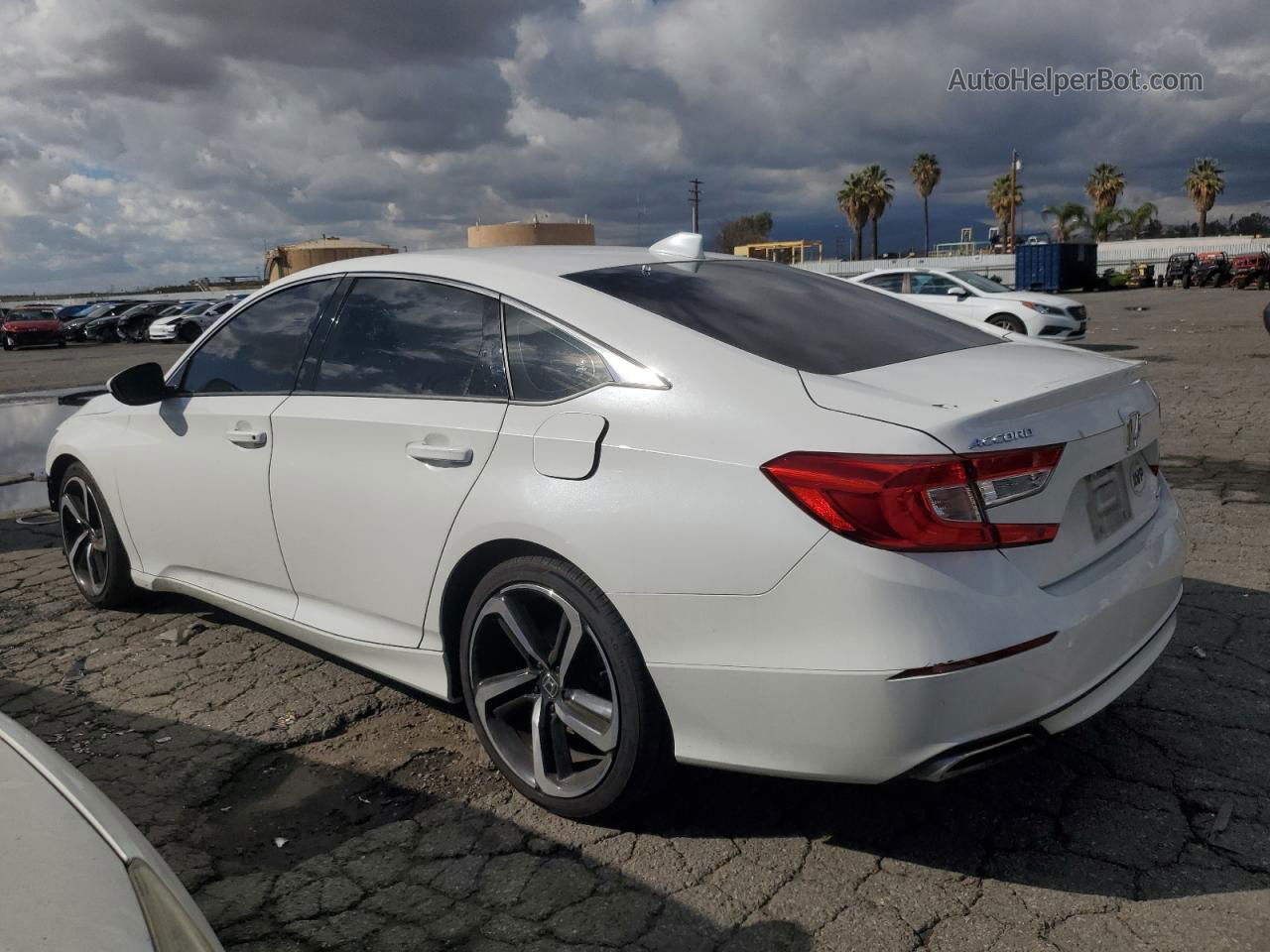 2020 Honda Accord Sport White vin: 1HGCV1F32LA141173