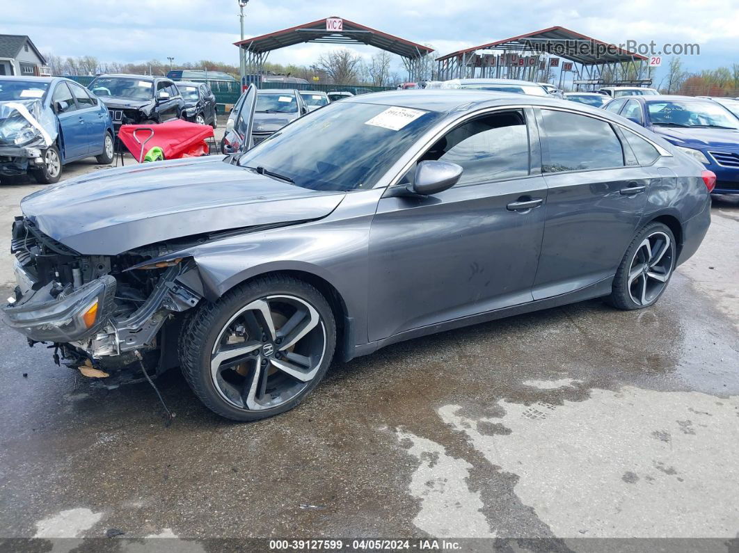 2020 Honda Accord Sport Gray vin: 1HGCV1F32LA143389