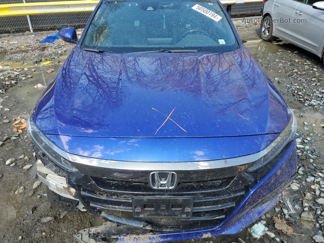 2020 Honda Accord Sport Blue vin: 1HGCV1F32LA145532