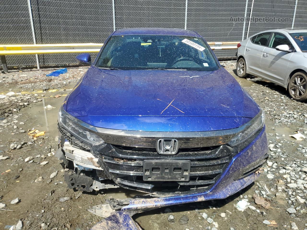 2020 Honda Accord Sport Blue vin: 1HGCV1F32LA145532