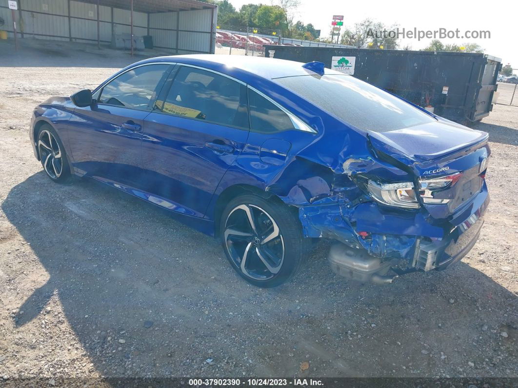 2020 Honda Accord Sedan Sport Blue vin: 1HGCV1F32LA148964