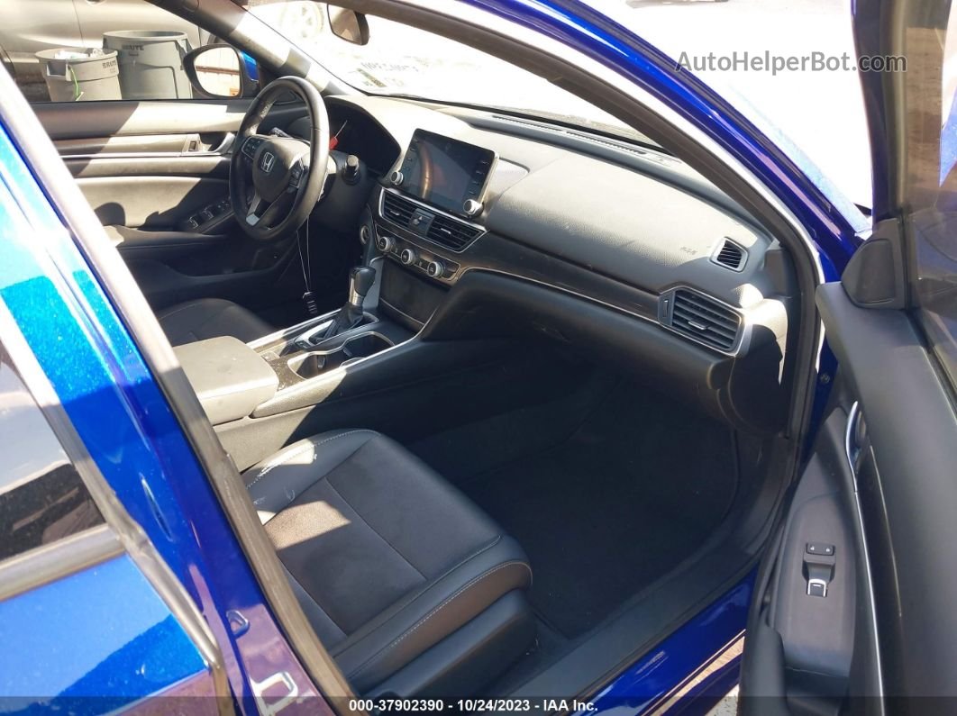 2020 Honda Accord Sedan Sport Blue vin: 1HGCV1F32LA148964