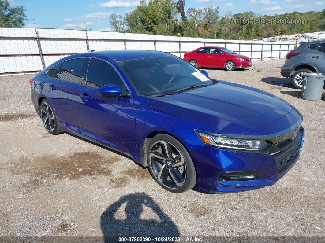 2020 Honda Accord Sedan Sport Blue vin: 1HGCV1F32LA148964