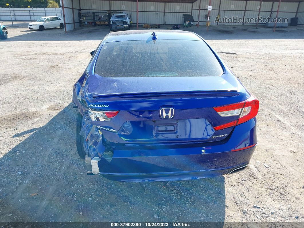 2020 Honda Accord Sedan Sport Blue vin: 1HGCV1F32LA148964