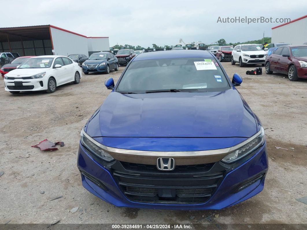 2020 Honda Accord Sport Blue vin: 1HGCV1F32LA148964