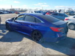 2018 Honda Accord Sport Blue vin: 1HGCV1F33JA029589