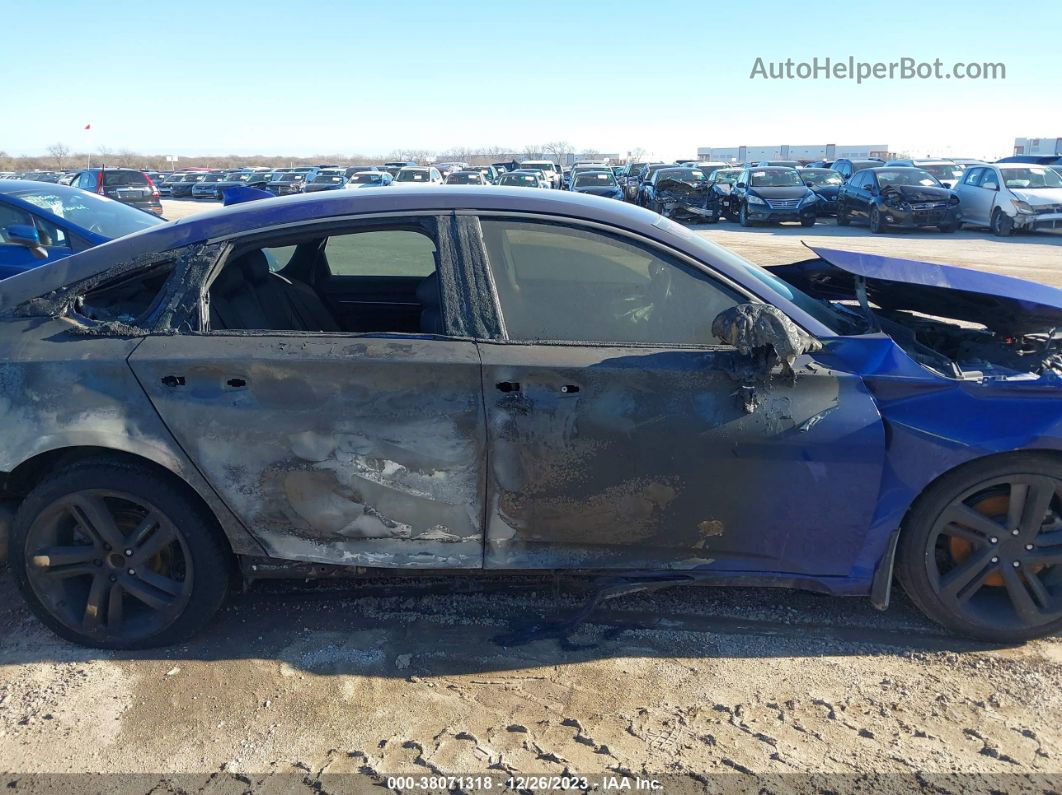 2018 Honda Accord Sport Blue vin: 1HGCV1F33JA029589