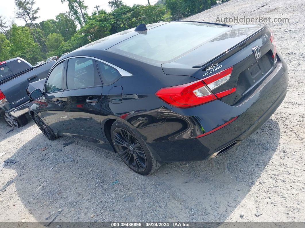 2018 Honda Accord Sport Black vin: 1HGCV1F33JA032248