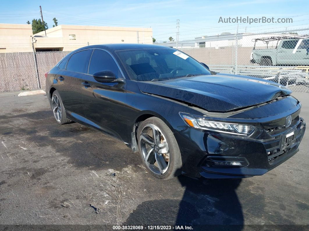 2018 Honda Accord Sport Black vin: 1HGCV1F33JA041001