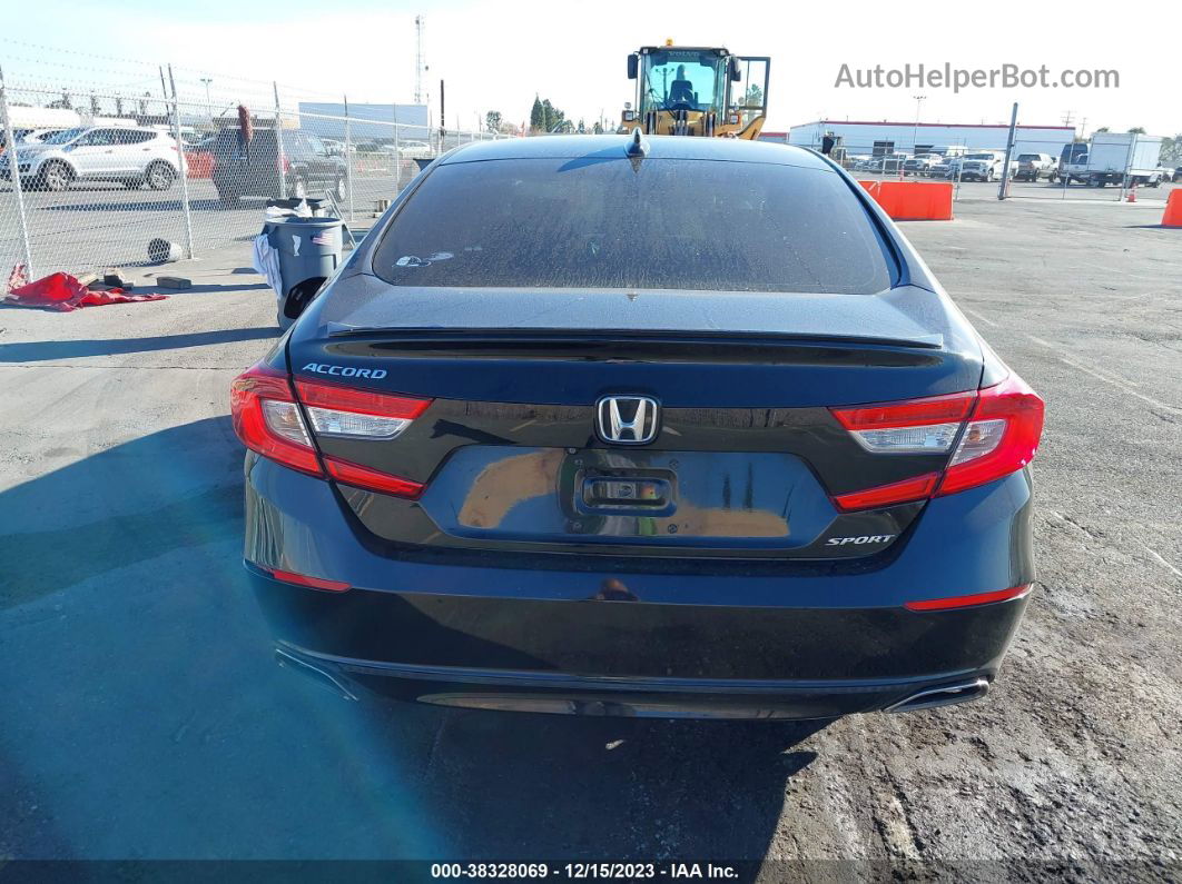 2018 Honda Accord Sport Black vin: 1HGCV1F33JA041001