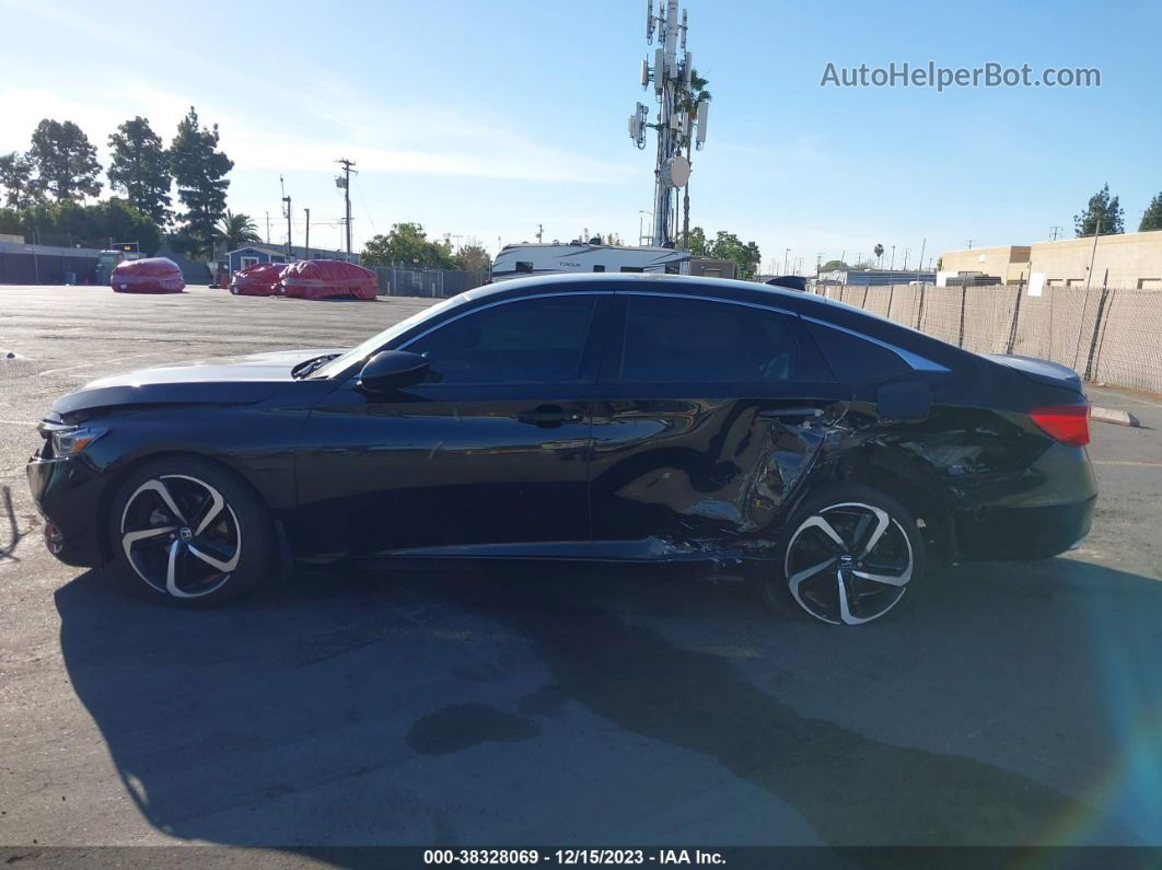 2018 Honda Accord Sport Black vin: 1HGCV1F33JA041001