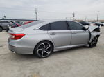 2018 Honda Accord Sport Silver vin: 1HGCV1F33JA078954