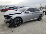 2018 Honda Accord Sport Silver vin: 1HGCV1F33JA078954