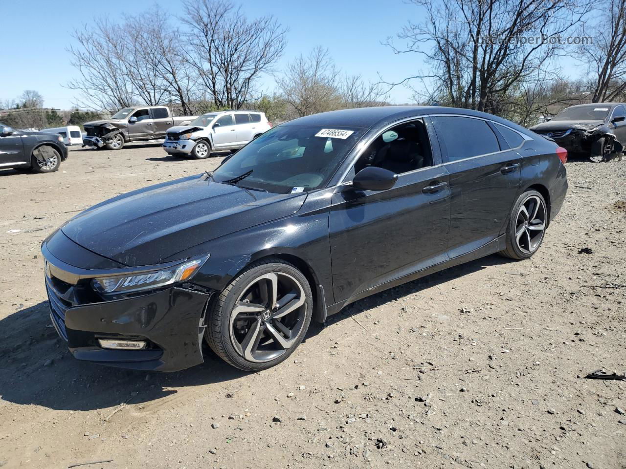 2018 Honda Accord Sport Black vin: 1HGCV1F33JA096080