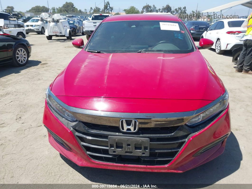 2018 Honda Accord Sport Red vin: 1HGCV1F33JA160490