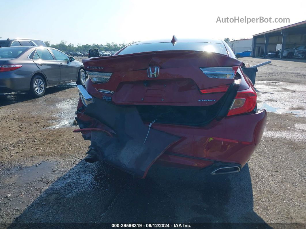 2018 Honda Accord Sport Red vin: 1HGCV1F33JA222843