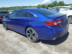 2018 Honda Accord Sport Blue vin: 1HGCV1F33JA238749