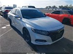 2018 Honda Accord Sedan Sport 1.5t White vin: 1HGCV1F33JA260525