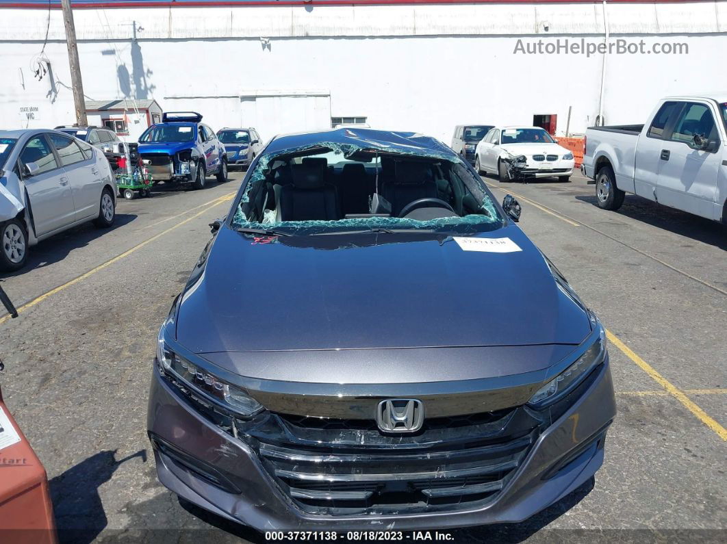 2019 Honda Accord Sedan Sport 1.5t Gray vin: 1HGCV1F33KA004306