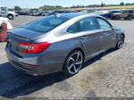 2019 Honda Accord Sedan Sport 1.5t Gray vin: 1HGCV1F33KA004306