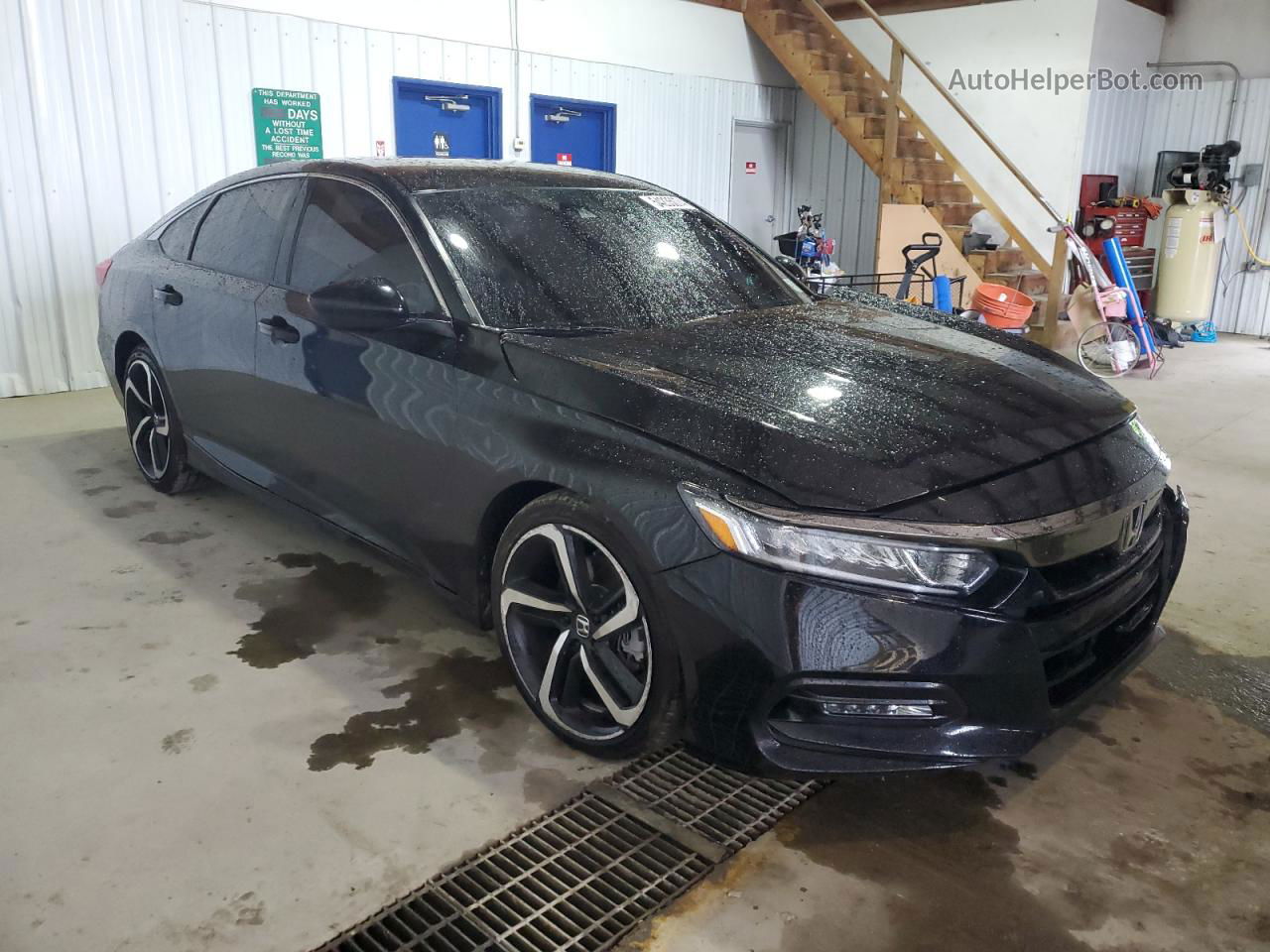 2019 Honda Accord Sport Black vin: 1HGCV1F33KA037080