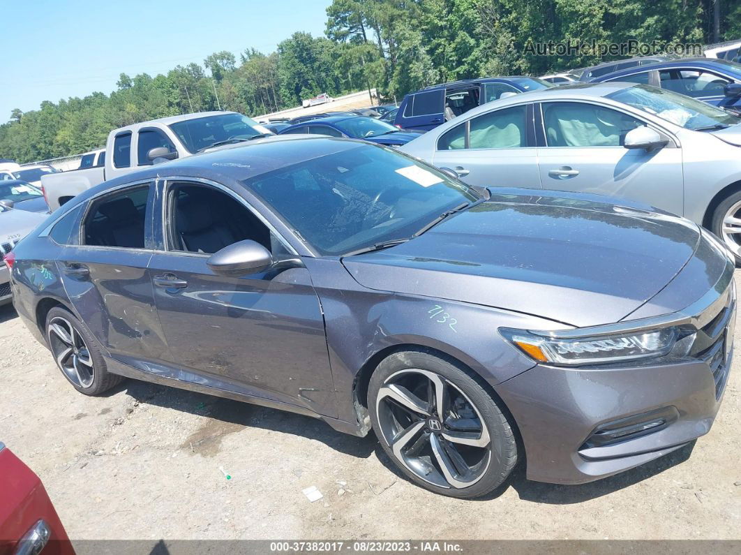 2019 Honda Accord Sedan Sport 1.5t Gray vin: 1HGCV1F33KA091270